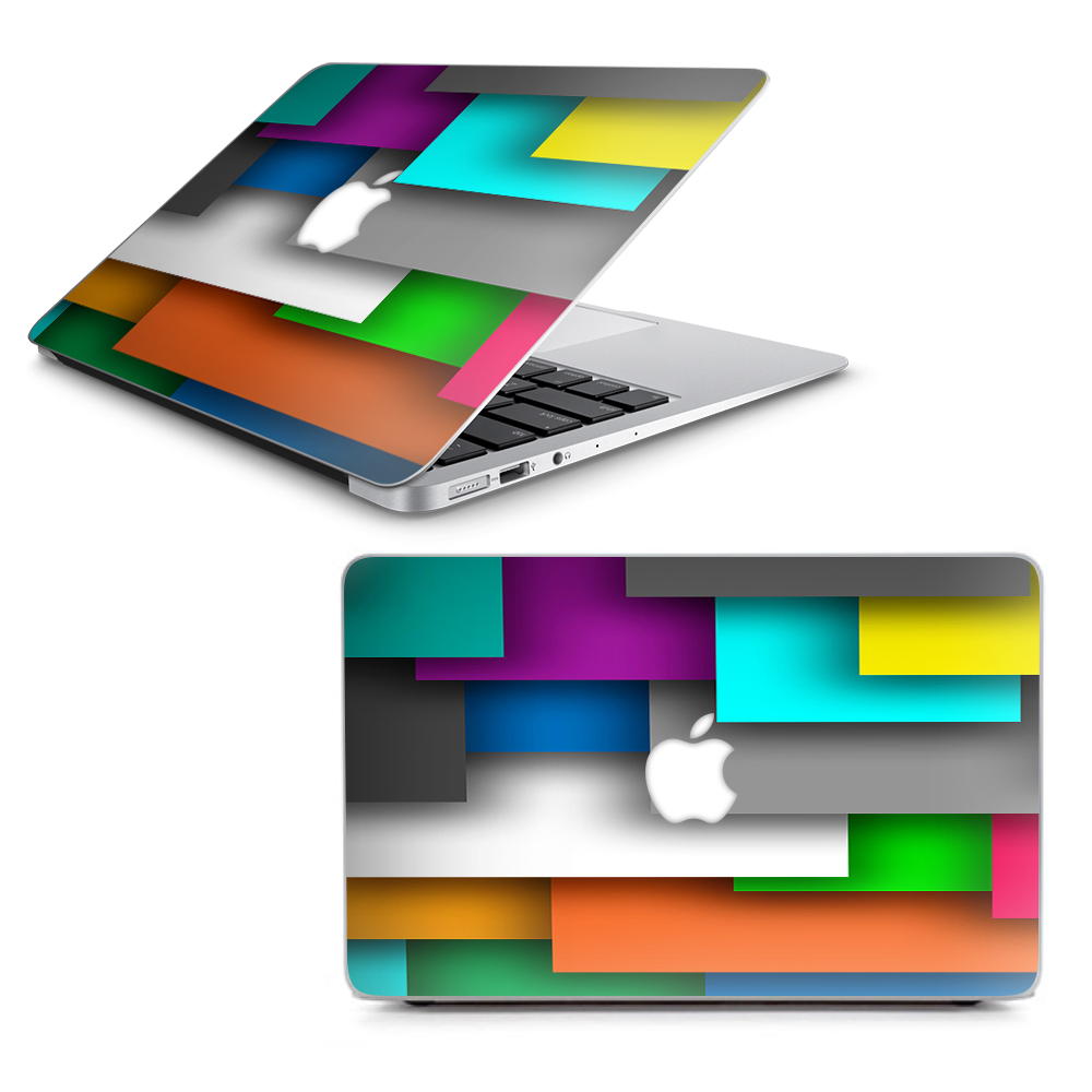 Black Apple Sticker Macbook