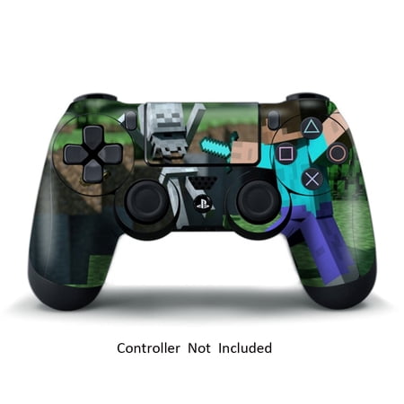 Skins Vinyl Decal Stickers vinilo Calcomanía Compatible with Sony PS4 Dualshock Controller, Mincraft