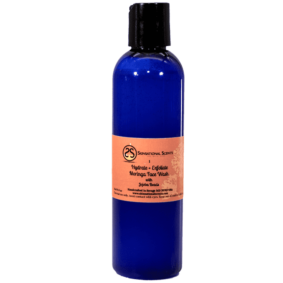 Skinsational Scents Moringa Face Wash for All Skin Types, 4 oz