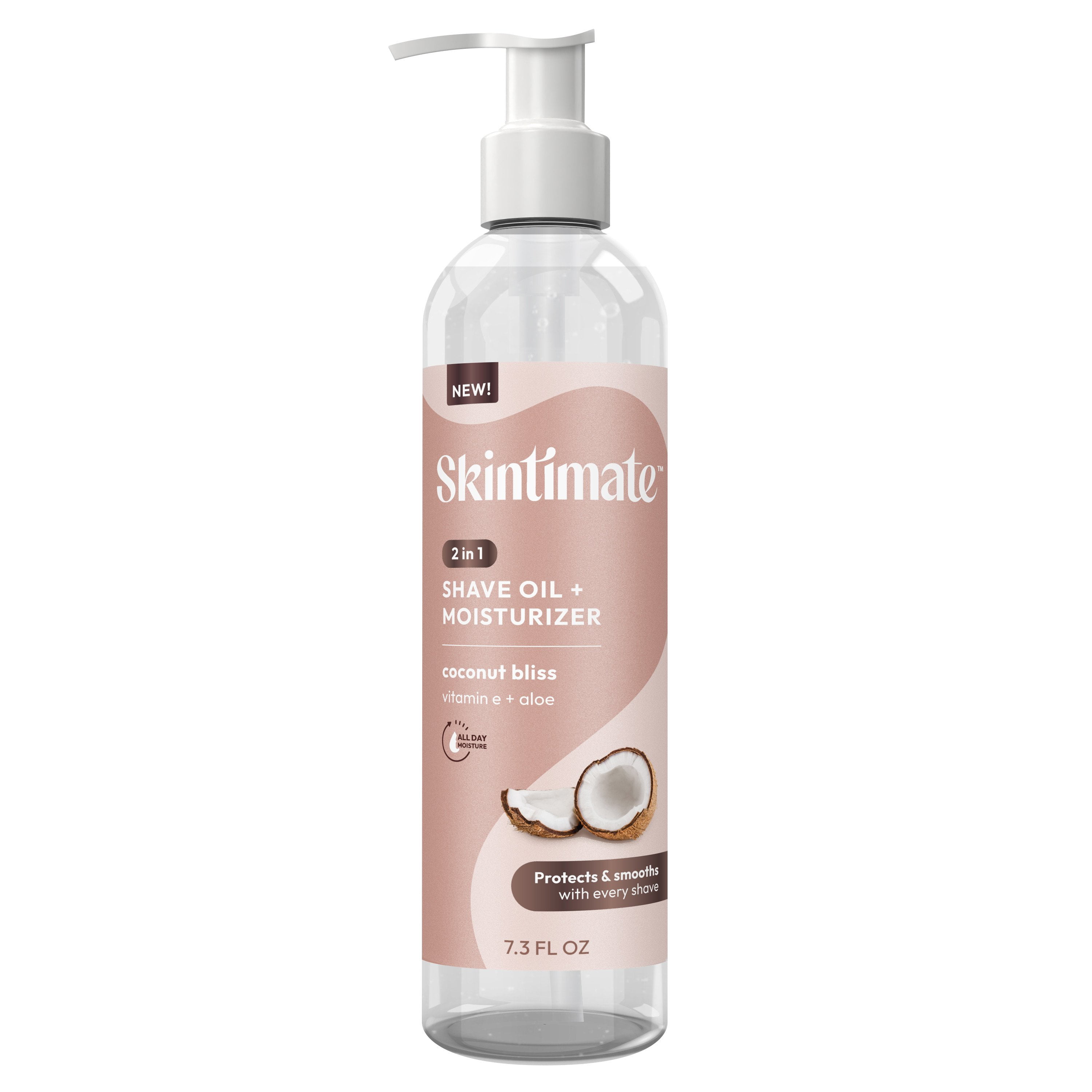 Skintimate 2-in-1 Shave Oil & Moisturizer - Coconut Bliss - 7.3 oz (Packaging Varies)
