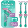 thumbnail image 1 of Skintimate Sensitive Women's 4-Blade Disposable Razors, 4 Count, 1 of 8