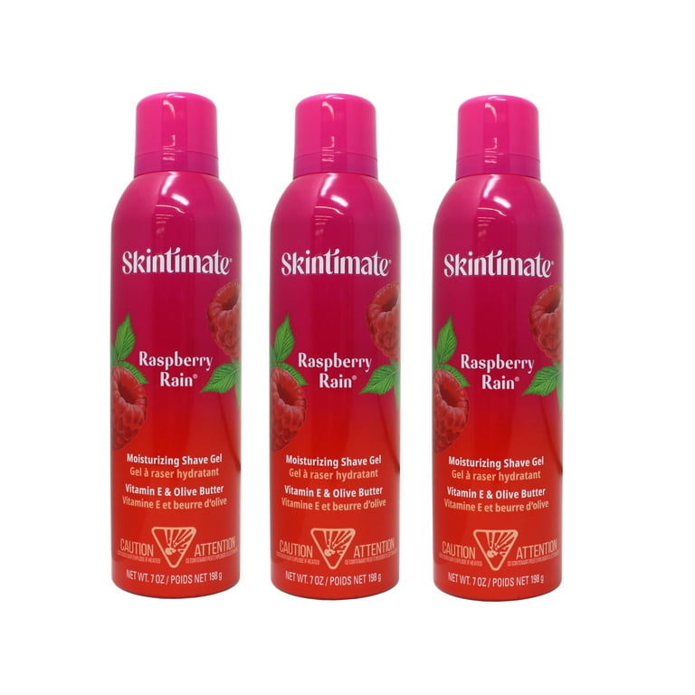 Skintimate Raspberry Rain Moisturizing Shave Gel for Women, 7oz (3