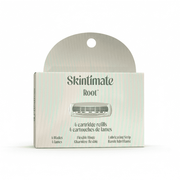 Skintimate Root 4 Smooth Shaving Razor Cartridge Refills 4 Count
