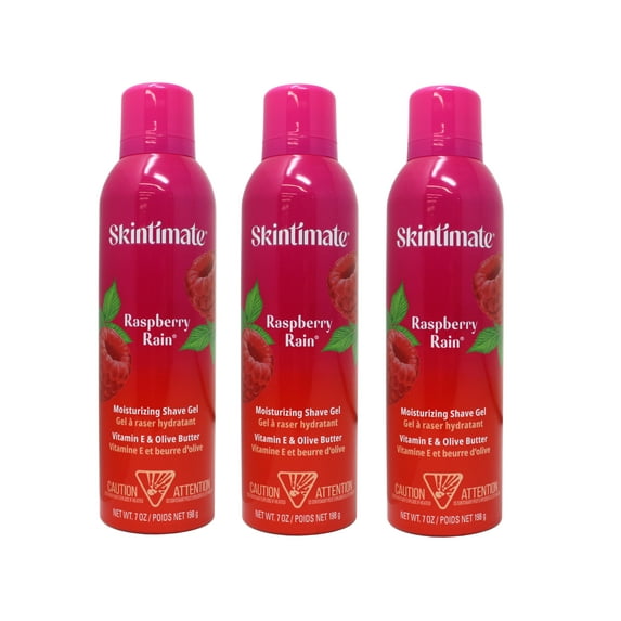 3 Pack Skintimate Signature Scents Shave Gel Raspberry Rain 7oz Each ...