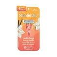 thumbnail image 1 of Skintimate Warm Vanilla Sugar Disposable Razor for Women, 4 Count, 1 of 1