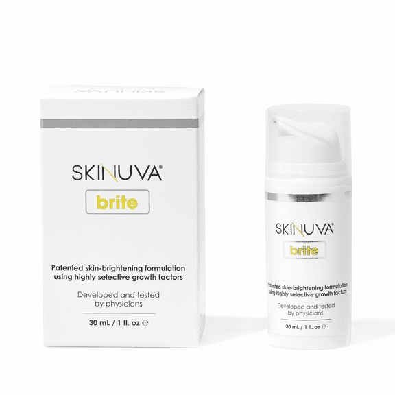 Skinuva Brite Hyperpigmentation Care - Skin Brightening & Dark Spot Serum - Non-Hydroquinone Formula - Suitable for All Skin Types (1 oz)