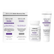 Skinuva  Bruise Recovery Duo Bruise 14 Capsules Bromelain Supplement + Advanced Recovery Cream 1 oz Arnica & Vitamin K Topical Cream for Swelling & Irritation