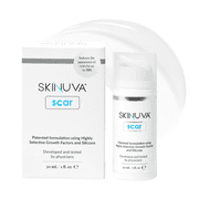 Skinuva  Scar Cream for Face & Body - Old & New Scar Treatment for Surgery, Burns & Other Skin Trauma 1 oz