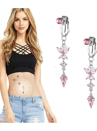 Magnetic Belly Button Ring - Faux Belly Barbell