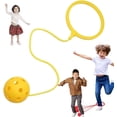 thumbnail image 1 of Skip Ball Ankle Toy with 20" Cord, Skip Tool Assorted Colors Portable Jump Rope Alternative for Teens & Adults, Indoor Outdoor Foldable Fitness Equipment, Sport Gift for Mom Women, 1 of 6