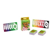 Skip-Bo Card Game for Kids, Adults & Families, Color Blind Accessible Deck for 2 to 6 Players