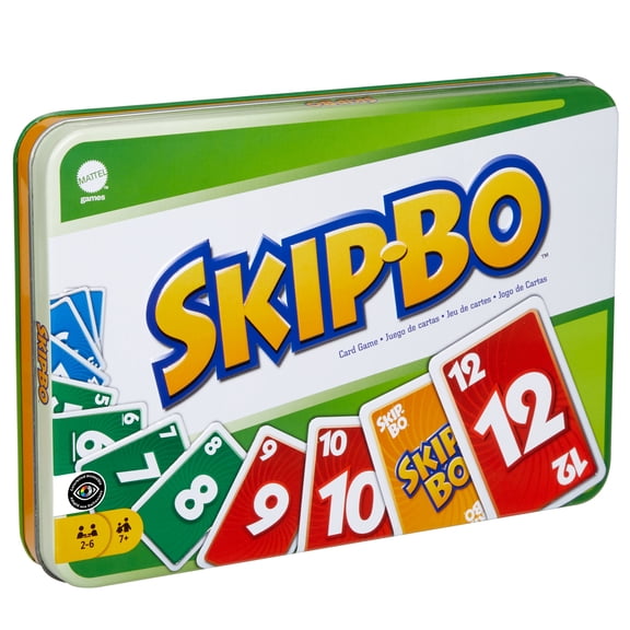 Skip Bo Card Games in Storage Tin, Gifts for Adults and Family Night