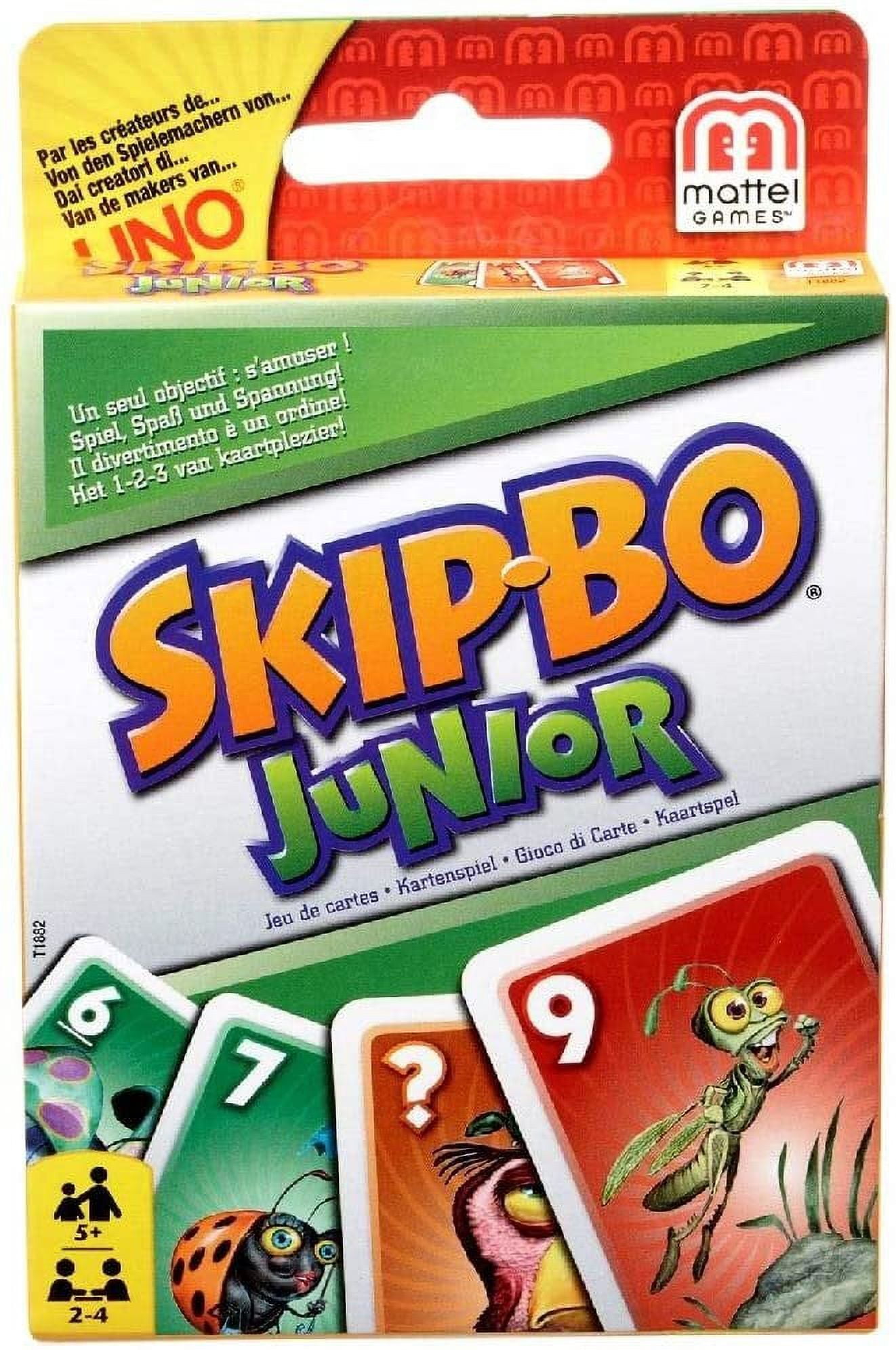 Skip Bo Card Game - Made In USA Mattel 78206060500