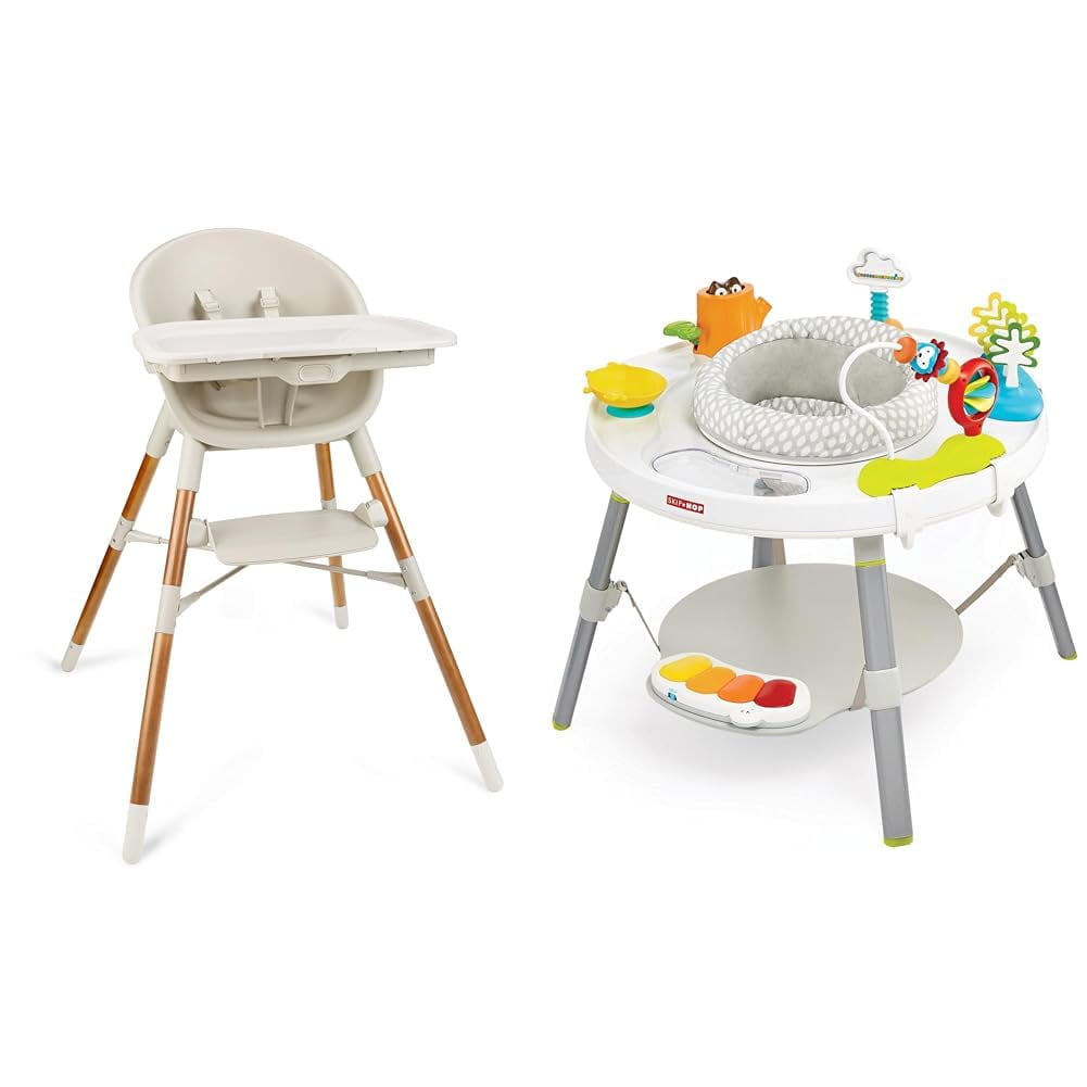 Skip Hop Baby High Chair 4 in 1 Convertible Activity Center Play Table with Cruise Bounce Features 4mo Walmart