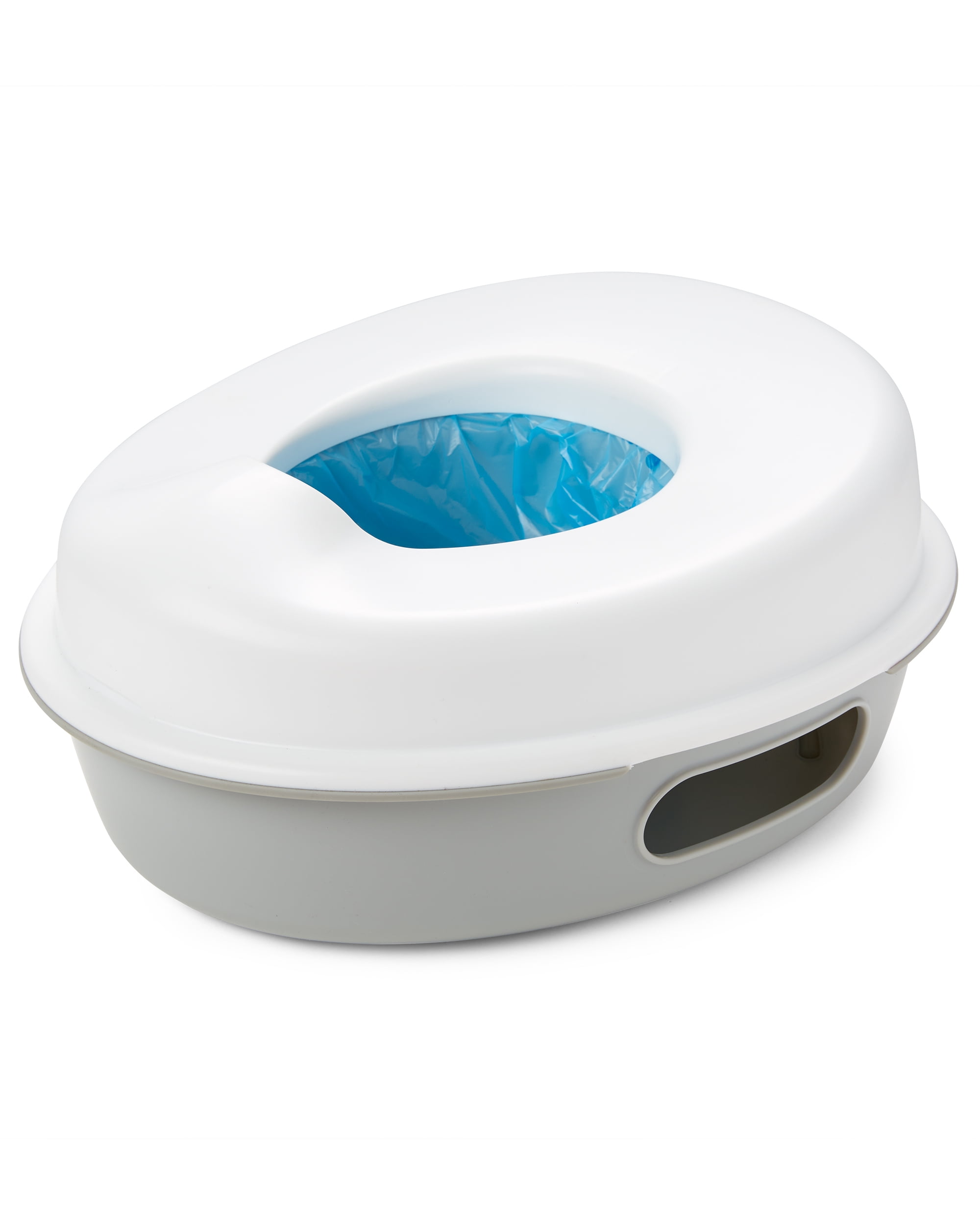 Skip Hop Baby Potty Training Toilet, Go Time 3-in-1 Potty, White/Gray