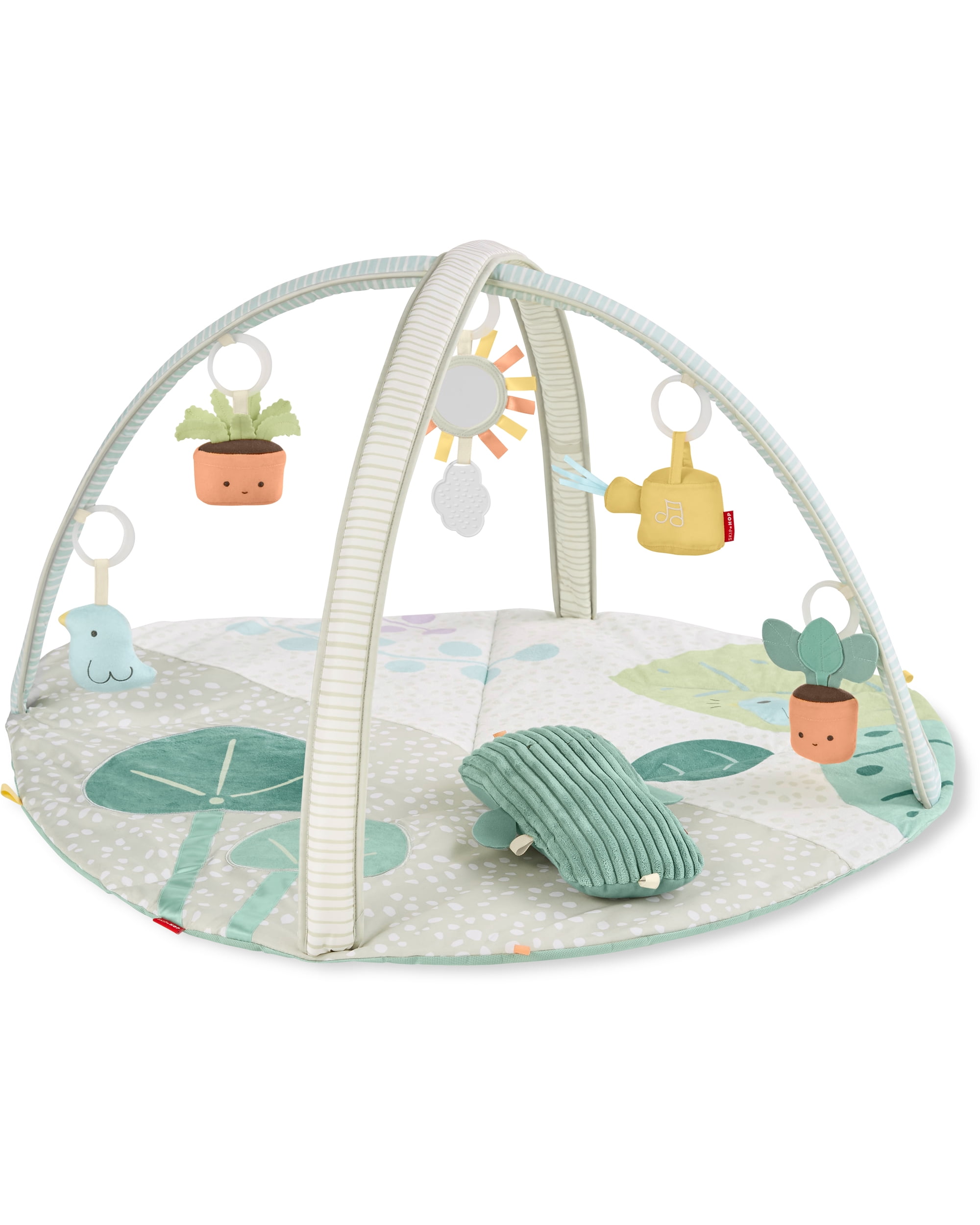 Skip Hop Baby Tummy Time Mat, 3-in-1 Activity Play Gym, Age 0+, Garden Oasis, Green Multi