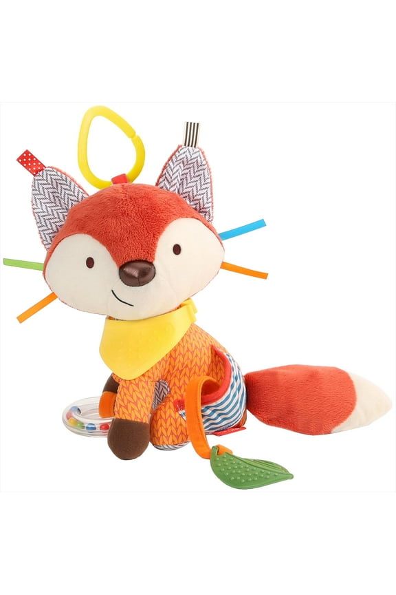 Bandana Buddies Fox Baby Stroller Multi-Sensory Activity Toy, 0+