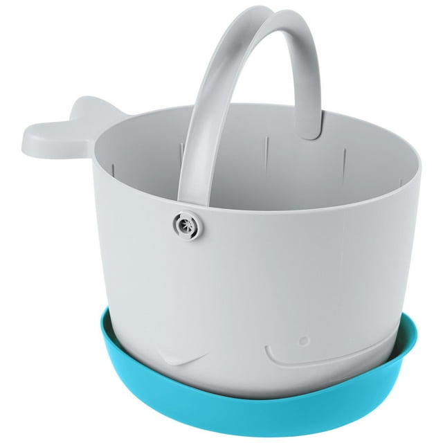 Skip Hop Bath Toy Storage, Moby Stowaway Bucket, Grey