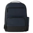 thumbnail interactive-video image 1 of Skip Hop Flex Diaper Bag Backpack, Multi-Function Baby Travel Bag with Changing Pad & Stroller Attachment for All Ages, Navy, 1 of 12