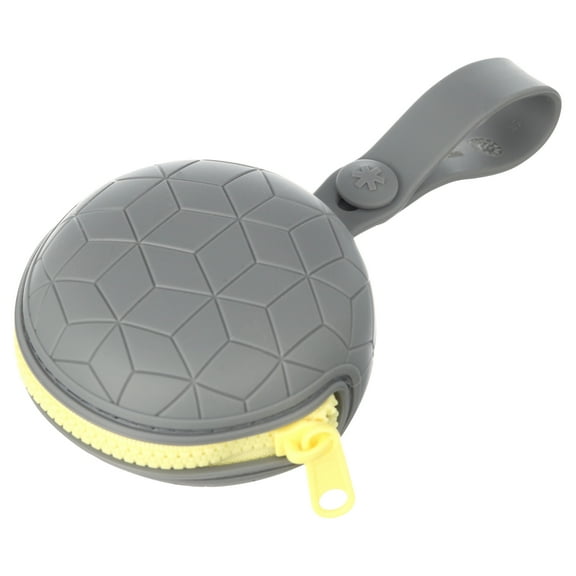 Skip Hop Grab & Go Silicone Pacifier Holder, Grey, Infant