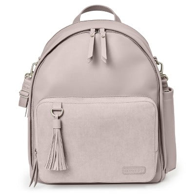 Skip Hop Greenwich Simply Chic Backpack Diaper Bag - Portobello Suede