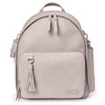 thumbnail image 1 of Skip Hop Greenwich Simply Chic Backpack Diaper Bag - Portobello Suede, 1 of 2