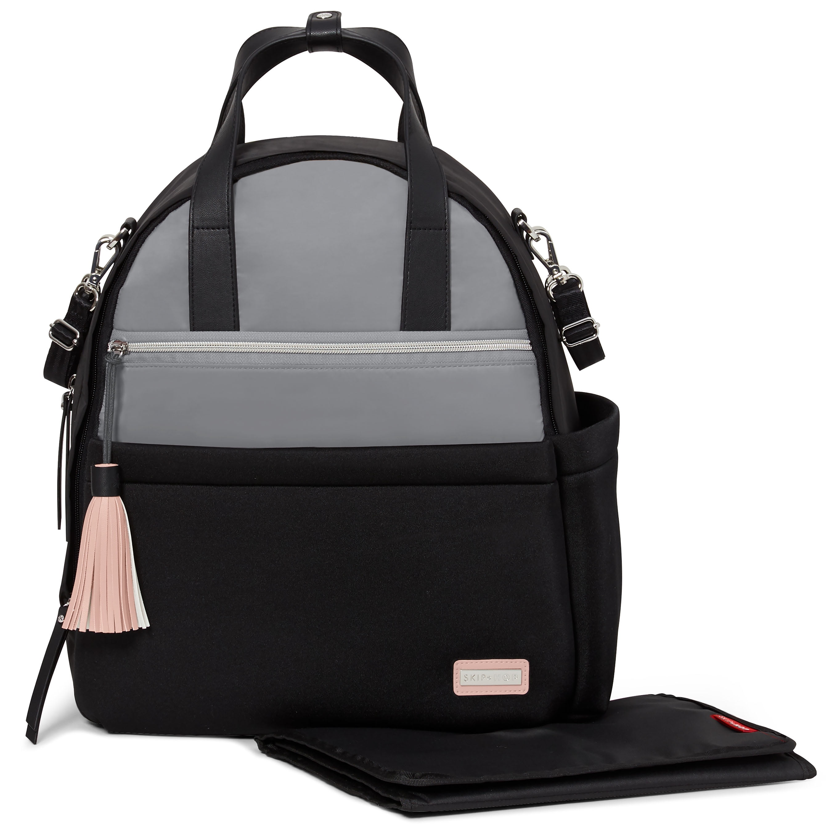 Skip Hop Nolita Neoprene Diaper Backpack, Black/Grey - Walmart.com