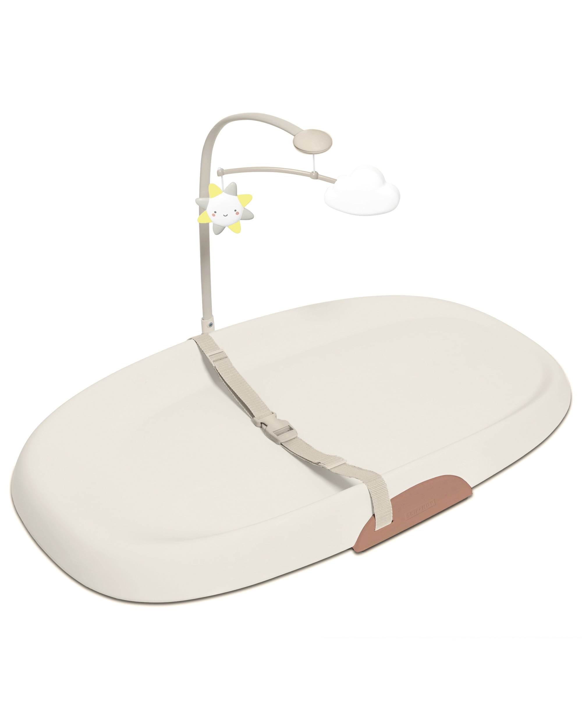 Skip Hop Nursery Style Wipe-Clean Diaper Changing Pad Oat 16"