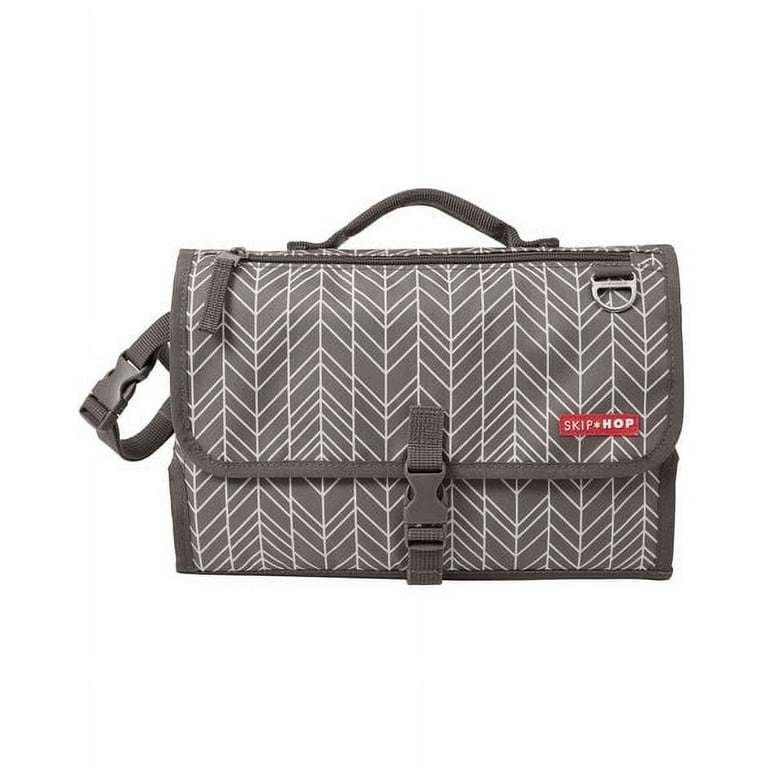 Skip Hop Pronto Changing Pad In Pink Heather With Zipper Pockets