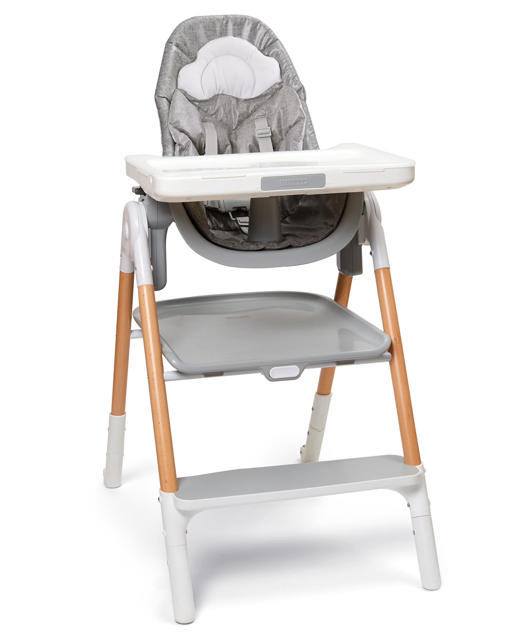 Skip Hop Baby High Chair 2-in 1 Convertible High Chair, Sit-to-Step