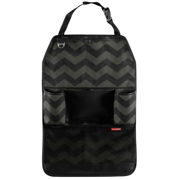 Skip Hop Style Driven Backseat Organizer, Tonal Chevron for Car Interior