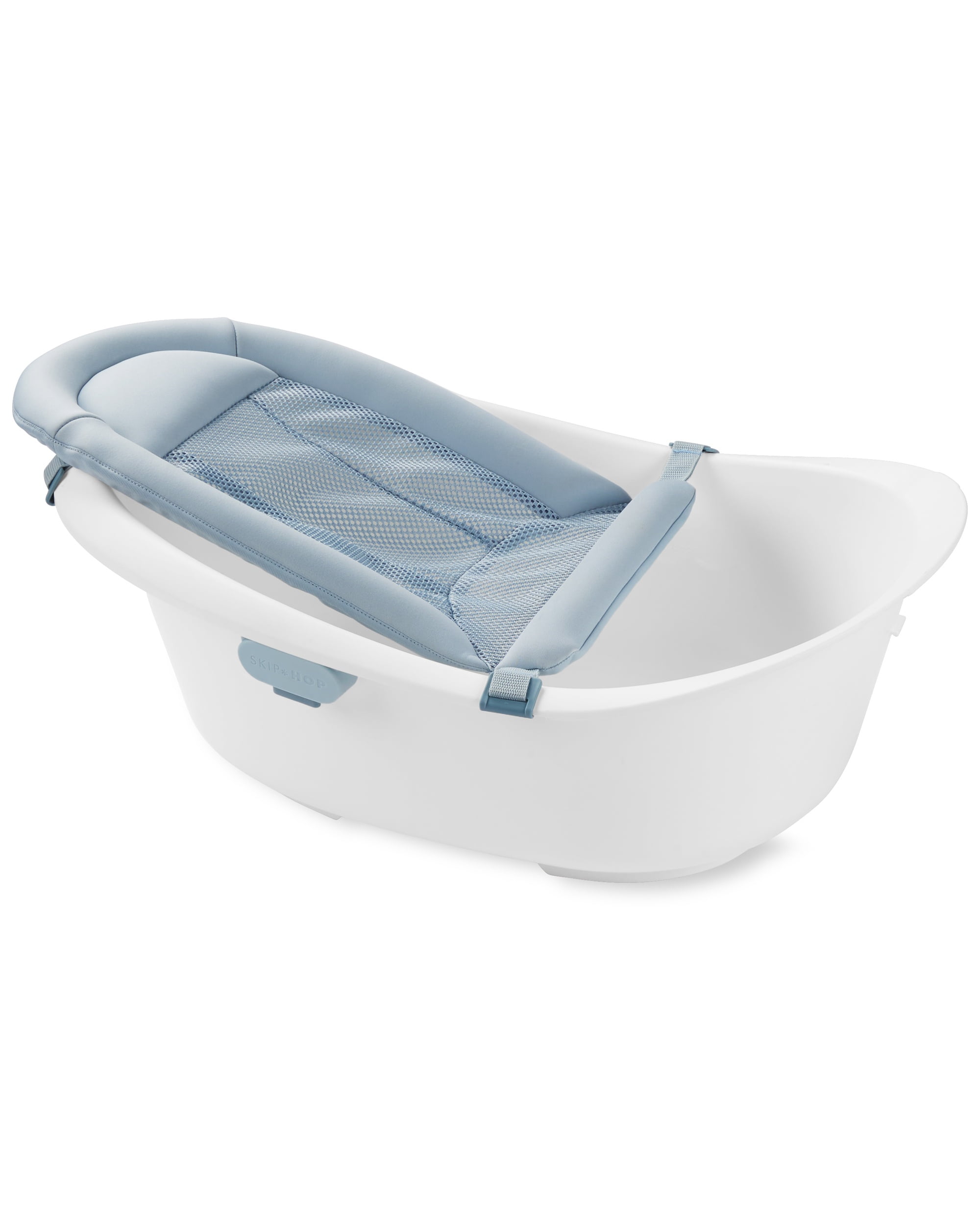 Skip Hop Wave 4-in-1 Baby Bath Tub with Supportive Sling and Sit-Up insert