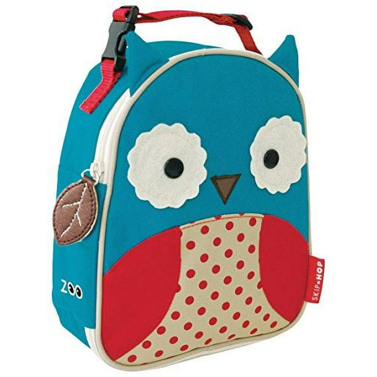 Skip Hop Zoo Owl Lunchie Insulated Lunch Bag Box Sack Otis Owl