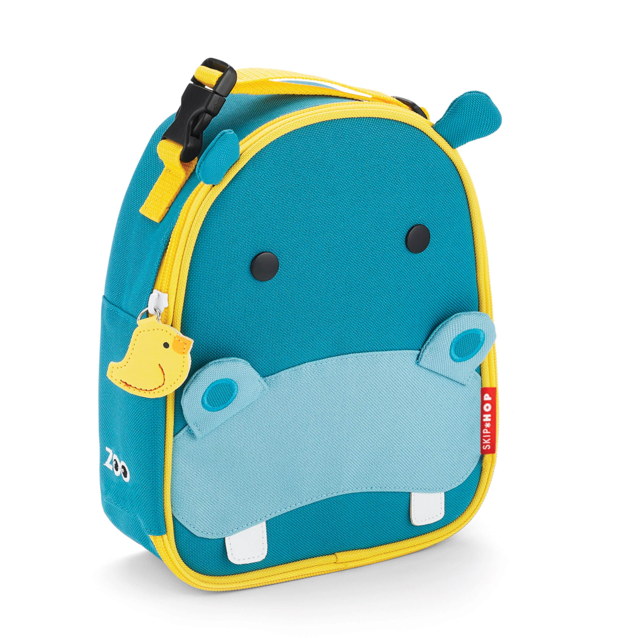 Skip Hop Zoo Lunchie Insulated Lunch Bag, Hippo 