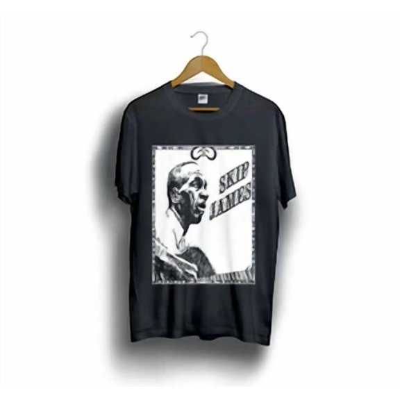 Skip James Black T-Shirt Size S-5XL | eBay