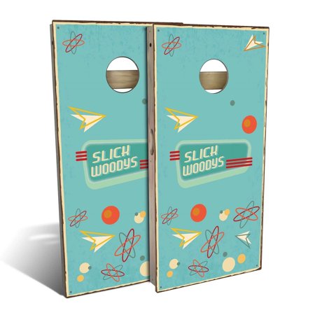 Skip's Garage 50s Diner Outdoor Cornhole Board Set NO Accessories Backyard 2x4