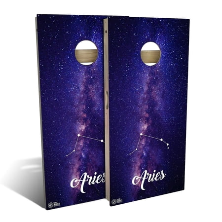 Skip's Garage Aries Outdoor Cornhole Board Set Include Carrying Case Backyard 2x4