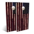 thumbnail image 1 of Skip's Garage | American Flag Rustic Cornhole Board Set | Includes Boards & Bags | Choose Your Size & Accessories, 1 of 7