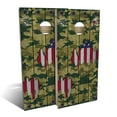 thumbnail image 1 of Skip's Garage | American Flag Camo Cornhole Board Set | Includes (2) Boards, (8) Bags & Optional Accessories, 1 of 7