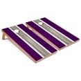 thumbnail image 1 of Skip's Garage | Purple Striped Cornhole Boards | Includes (2) Boards, (8) Bags & Optional Accessories, 1 of 7