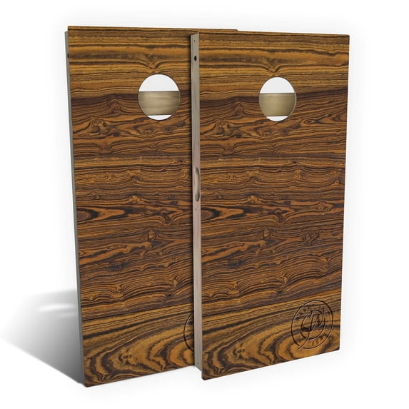 Skip's Garage | Bocote Cornhole Board Set | Includes Boards & Bags | Choose Your Size & Accessories