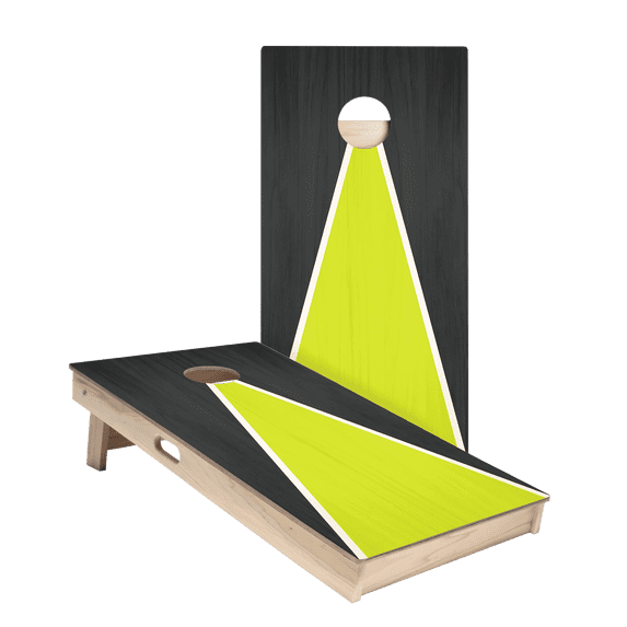 Skip's Garage | Classic Triangle #1 Cornhole Boards with Bags