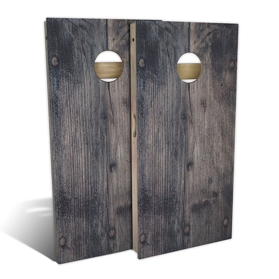 Skip's Garage | Black Nail Cornhole Board Set | Includes Boards & Bags | Choose Your Size & Accessories