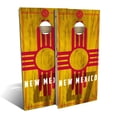 thumbnail image 1 of Skip's Garage | New Mexico State Flag 2.0 Cornhole Board Set | Includes Boards & Bags | Choose Your Size & Accessories, 1 of 7