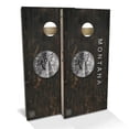 thumbnail image 1 of Skip's Garage | Montana Flag Rustic Cornhole Board Set | Includes Boards & Bags | Choose Your Size & Accessories, 1 of 7