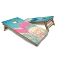 thumbnail image 1 of Skip's Garage | Gender Reveal Cornhole Boards | Includes (2) Boards, (8) Bags & Optional Accessories, 1 of 7