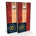 thumbnail image 1 of Skip's Garage Georgia Flag Solid Wood Cornhole Board Set, 1 of 6