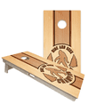 thumbnail image 1 of Skip's Garage | Hide and Seek Sasquatch Backyard 2x4 Cornhole Board Set with Bags, 1 of 7