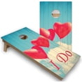 thumbnail image 1 of Skip's Garage | I Do Cornhole Boards | Includes (2) Boards, (8) Bags & Optional Accessories, 1 of 7