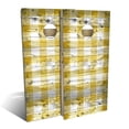 thumbnail image 1 of Skip's Garage | Yellow Checkered Cornhole Board Set | Includes Boards & Bags | Choose Your Size & Accessories, 1 of 7
